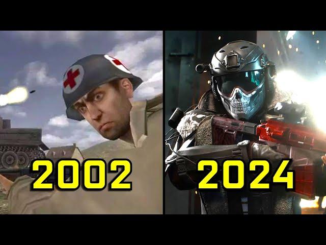 Evolution of Battlefield 2002-2023