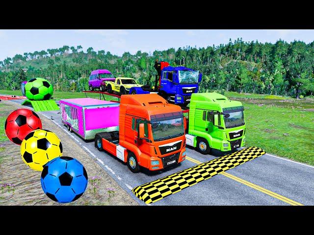 Car, Tractor, Truck, Bus, Train and Flight Transportation - #1097 | BeamNG drive #Live