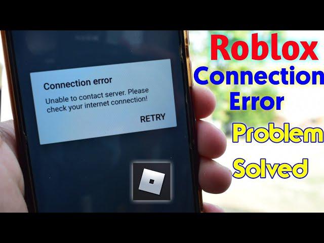 Roblox Unable to Contact Server Android | How to fix Roblox connection error android