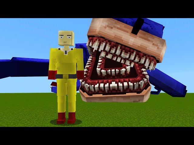 Shin Sonic vs Saitama! in Minecraft!