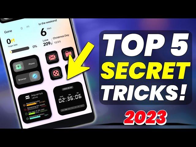 Latest Unknown 5 Android Phone Tricks   hindi | Top 5 Gaming Settings for Pubg