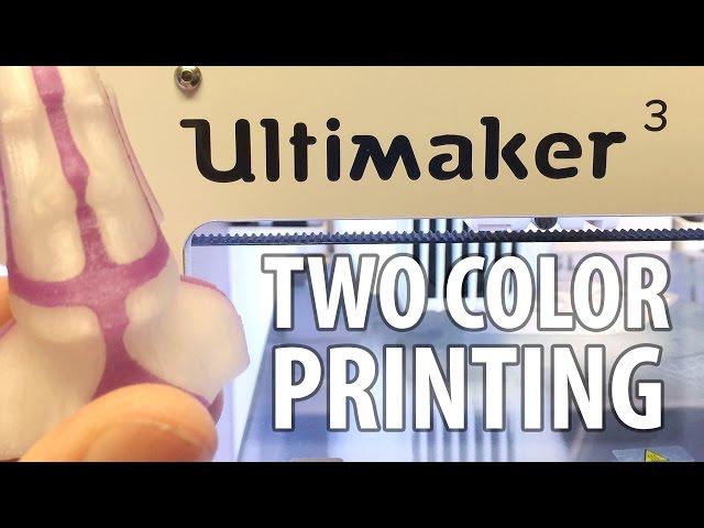 3D Printing on the Ultimaker 3 using Multiple Materials