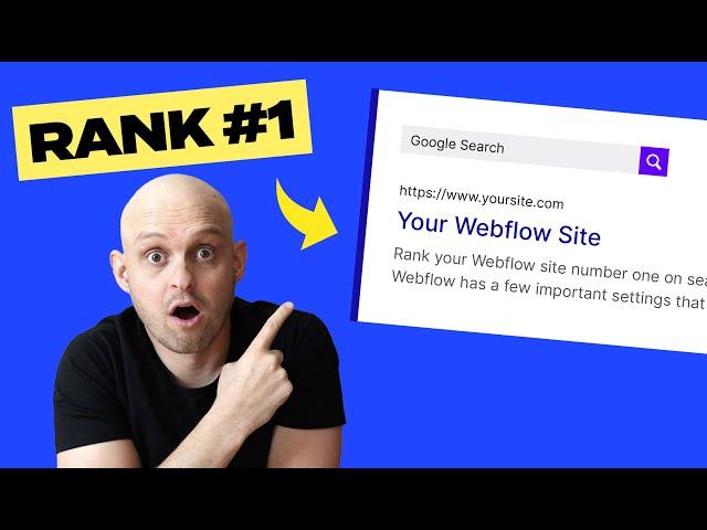 Webflow SEO Full Step-By-Step Guide to Rank #1