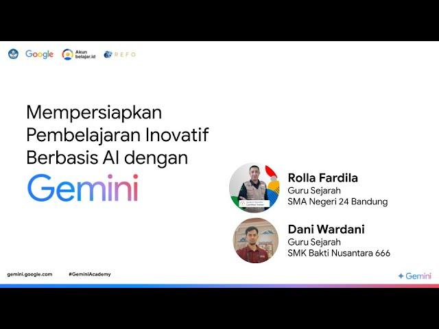 Mempersiapkan Pembelajaran Inovatif Berbasis AI dengan Gemini