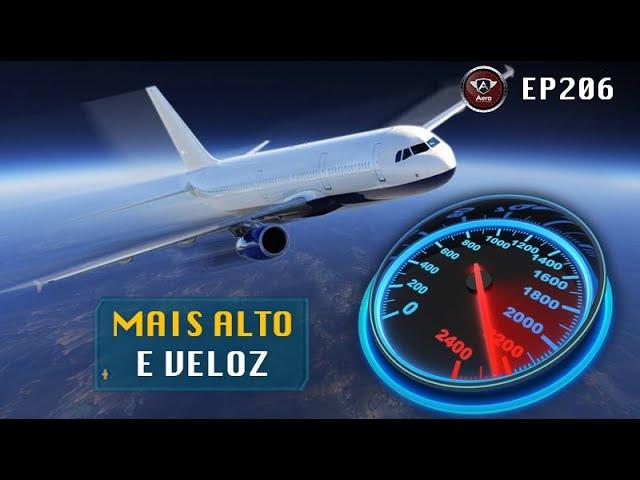 Por que o avião não voa mais alto e mais rápido?