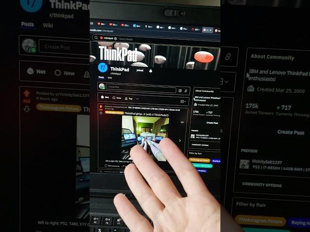 YouTuber takes over ThinkPad subreddit for half a day