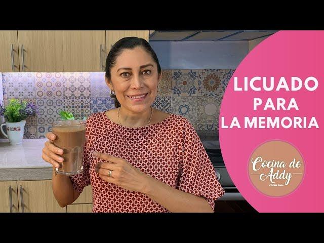 FORTALECE tu Memoria, Concentración y Cerebro, LICUADO NATURAL. Para toda la familia |Cocina de Addy