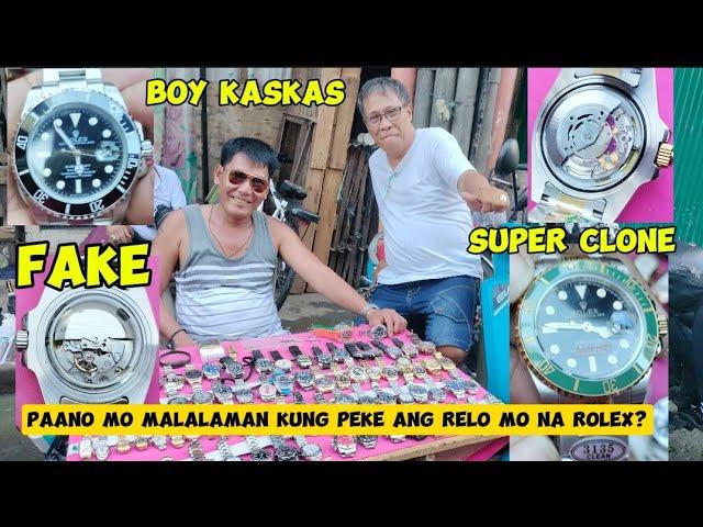 BURAUTAN SA DIVISORIA ALAMIN KAY BOSS KASKAS  KUNG PEKE ANG GAMIT MONG ROLEX