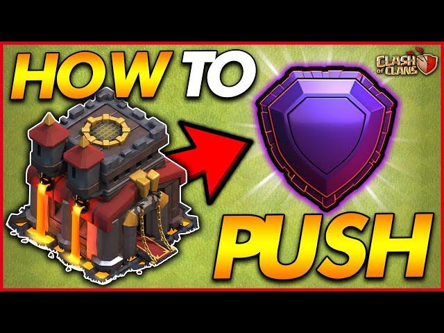 HOW TO TROPHY PUSH TO LEGEND LEAGUE AS A TH10 | Clash of Clans