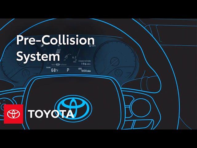 Turning On and Off Pre-Collision System | Toyota