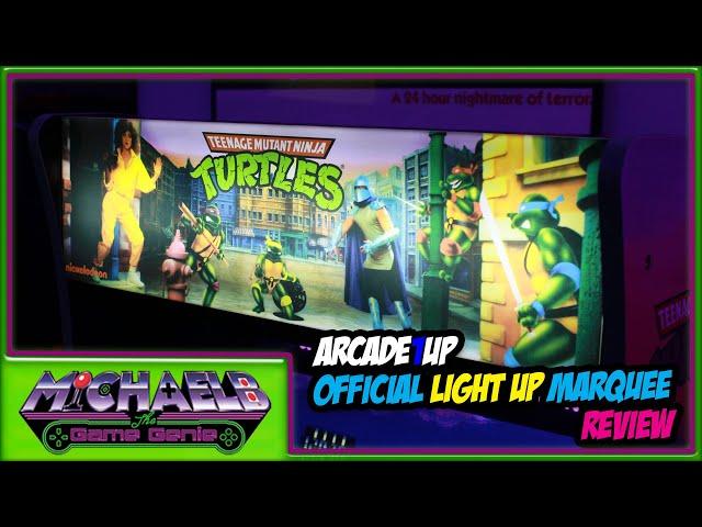 Arcade1Up Official Light Up Marquee Review | MichaelBtheGameGenie