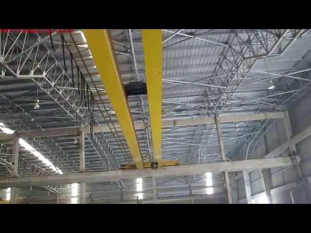 Overhead crane, electric hoist of hnks crane group in Pakistan customer's factory