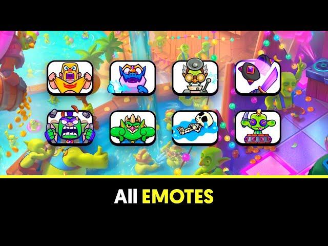 All Emotes In Clash Royale | 409 Emotes!