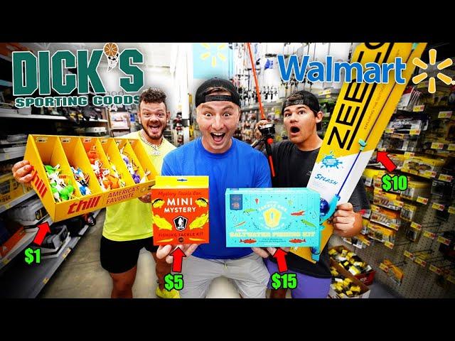 1v1 CHEAP vs EXPENSIVE Budget Fishing Store Challenge (Winner Takes ALL!)