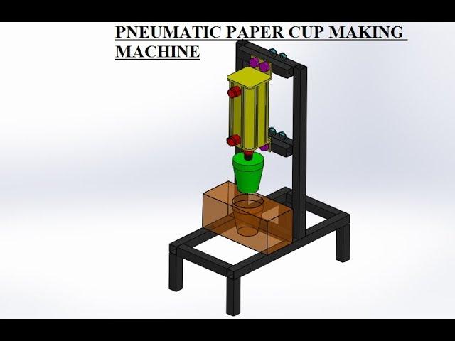 MECHANICAL PROJECT- Pneumatic Paper Cup Making Machine.