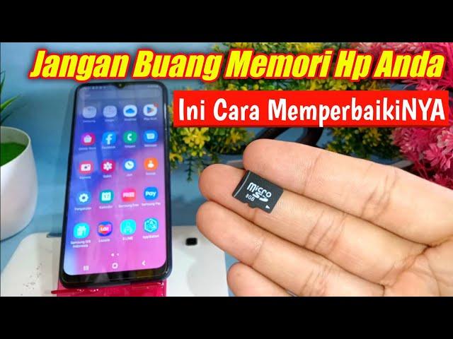 Cara Memperbaiki Memori Card HP Yang Rusak Tidak Mau Terbaca Atau Tedeteksi Di Hp