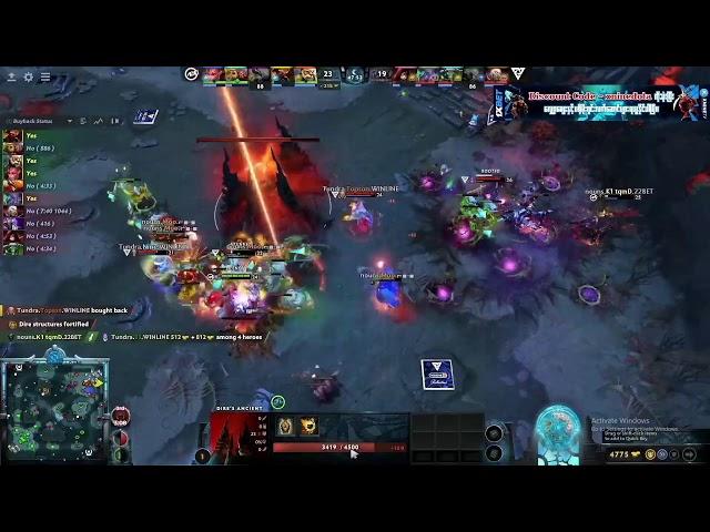 Tundra esports vs Nouns Best of 3 The International Group Stage  Commentator - Shinelayz and Baby…