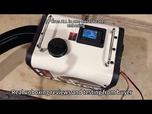 LF bros N2 diesel heater unboxing and review #dieselheater #unboxing #review