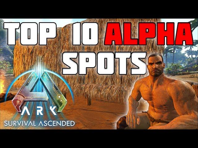 Top 10 ALPHA Spots To Build In ARK Survival Ascended