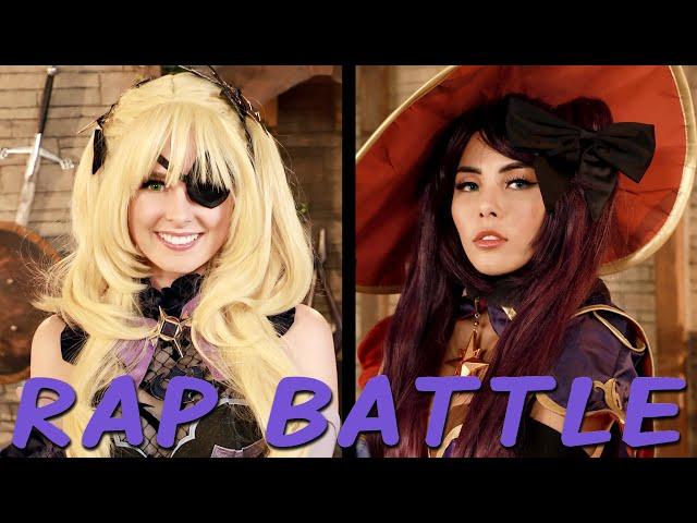 FISCHL vs MONA: Genshin Impact Princess Rap Battle (Anna Akana, Briana White, Whitney Avalon)