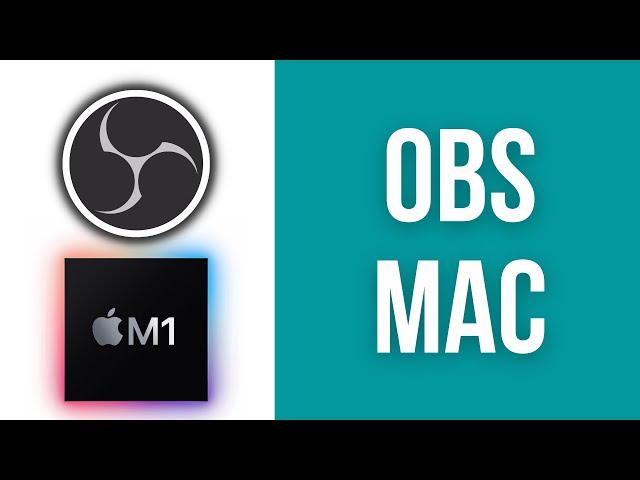 How to install OBS on a Mac