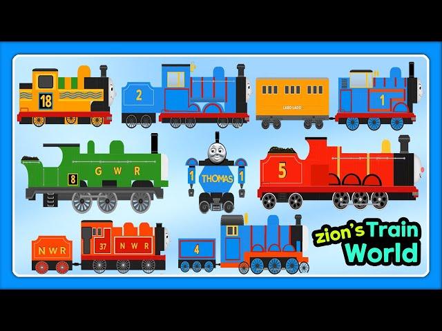 Labo Brick Train Compilation #23 Thomas James Oliver Gordon Thomas Friends