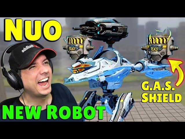 NEW Robot NUO & Medium AEGIS Shield – War Robots Gameplay WR