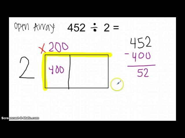 Division with an Open Array