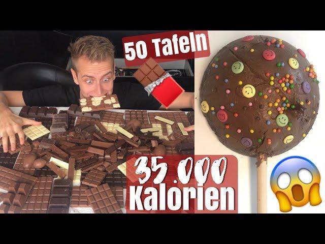 GRÖßTER SCHOKO - LUTSCHER der Welt - 35.000 kcal   | Julienco