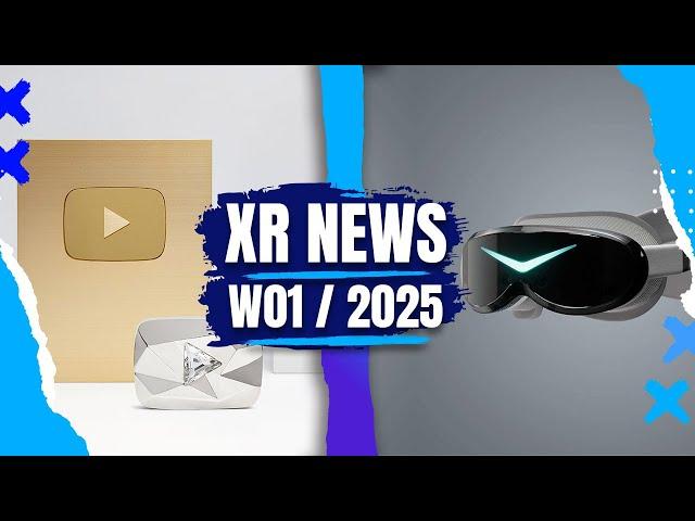 XR News, Sales, Releases (W01/25) 100,000 subs, Pimax Dream Air, broken Meta Quests