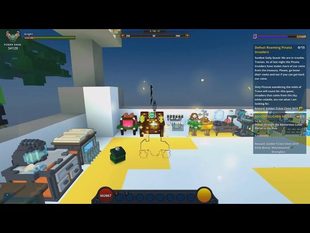 Trove Console Glitches : Crafting Inventory and Gem Forge -Food- glitches and how to fix them.