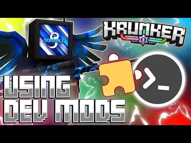 INSANE DEVELOPER MODS IN KRUNKER.. (NUKE?)