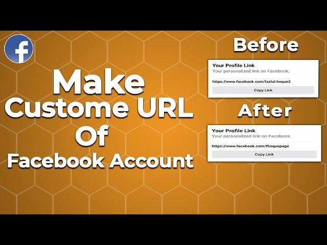 How to make custom Facebook URL 2021 | how to change Facebook profile link 2021 | F HOQUE |