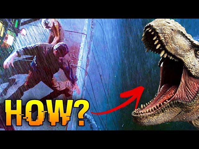 *SOLVED!* How the T-Rex REALLY got over the DROP OFF in Jurassic Park