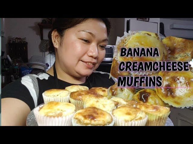 BANANA CREAM CHEESE MUFFINS | BAKE WITH ME | AIZA BENOIT