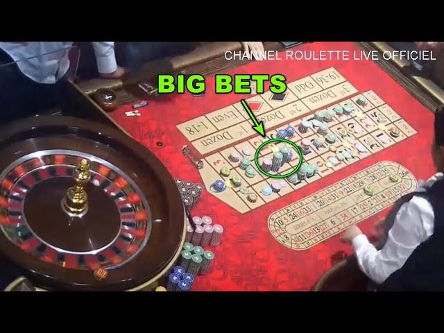 BIG BETS IN TABLE IN ROULETTE BIG IN CASINO EXCLUSIVE OF 01/07/2024