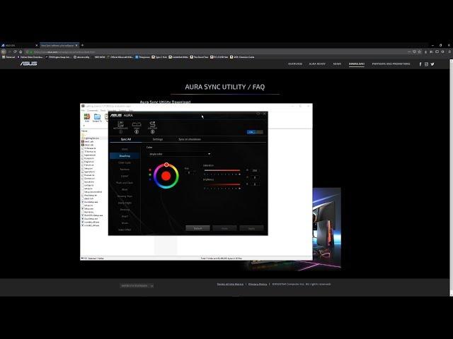 How to Install Asus Aura