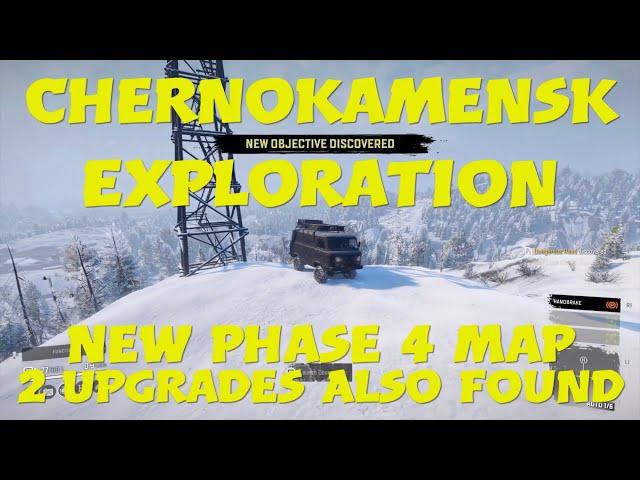 SnowRunner Chernokamensk Exploration New Phase 4 Map And 2 Upgrades Found