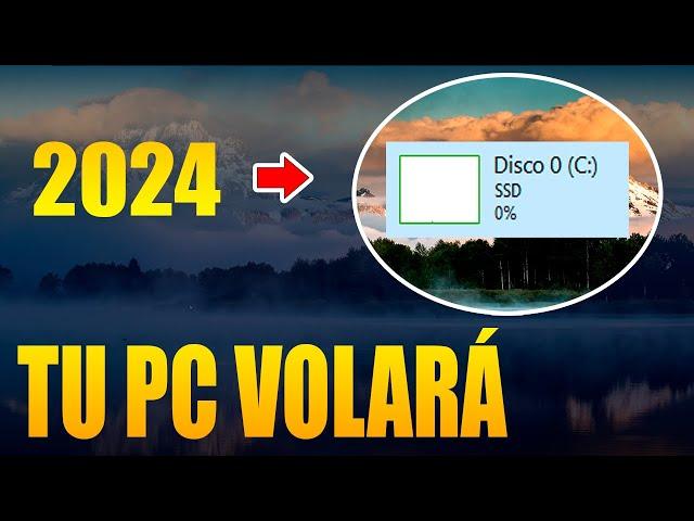 COMO ACELERAR , LIMPIAR Y OPTIMIZAR AL MÁXIMO MI PC SIN PROGRAMAS | WINDOWS EN MODO ULTRA 2024 