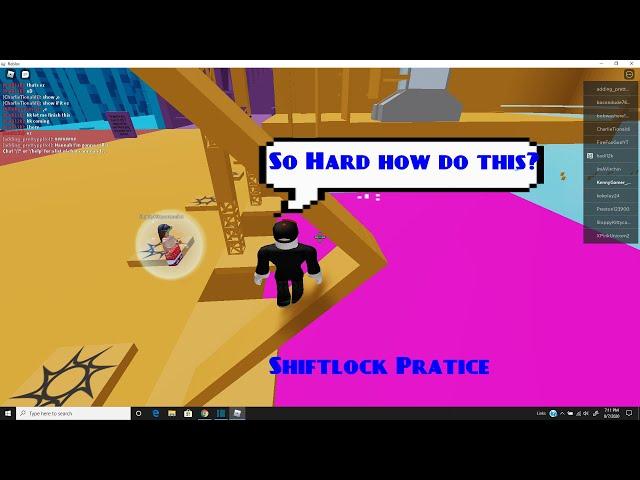 ROBLOX Shiftlock Practice