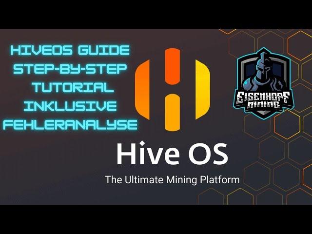 HiveOS Guide Step by Step Tutorial inklusive Fehleranalyse