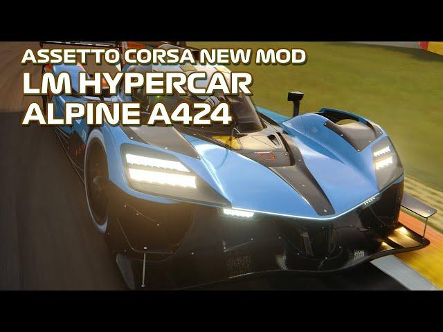 Assetto Corsa Alpine A424 Hypercar Mod