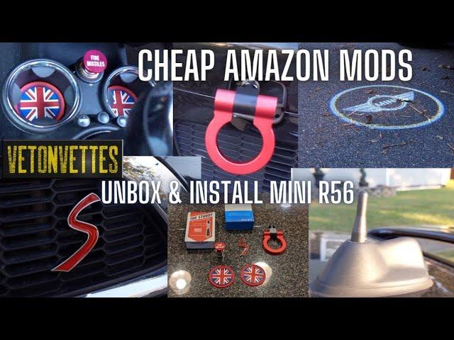 INEXPENSIVE AMAZON ACCESSORIES/MODS FOR THE R56 MINI COOPER. UNBOX AND INSTALL. WASTE OF MONEY?