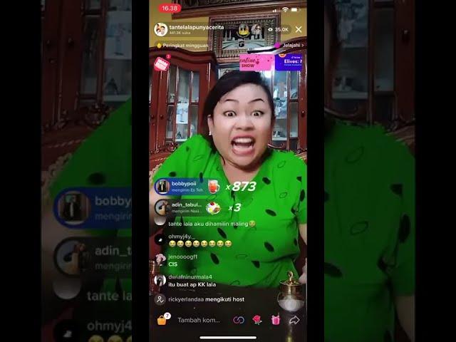 Tante Lala Live Tiktok | Tante LaLa Punya Cerita