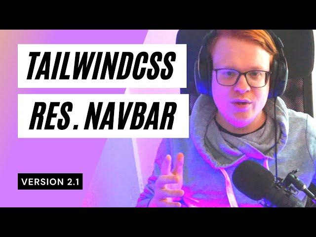 Tailwind CSS - Responsive Navbar & Landing Page