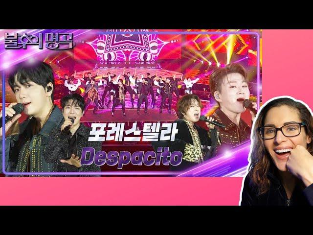 LucieV Reacts to 포레스텔라(Forestella) - Despacito [불후의 명곡2 전설을 노래하다/Immortal Songs 2] | KBS 230715 방송