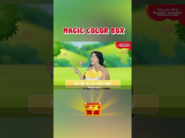 Bé học từ vựng màu sắc qua chiếc hộp thần kỳ | Learn colors with magic box |Colors for Kids #shorts