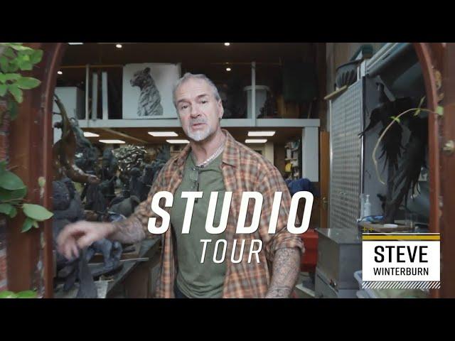 Studio Tour - Professional Artist Steve Winterburn