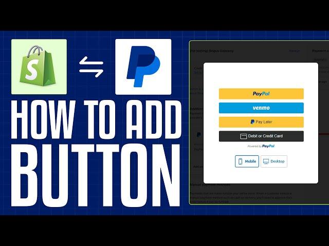 How To Add Paypal Button On Shopify 2024 (Step by Step)
