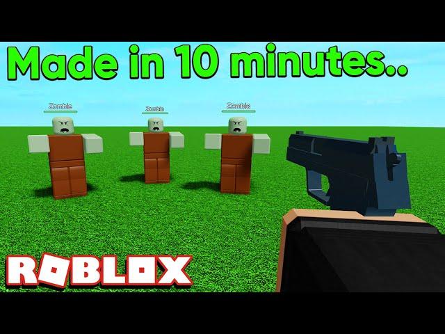 I Made A Roblox Game in 10 Minutes..